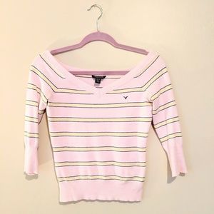 Americ Eagle off the shoulder blouse